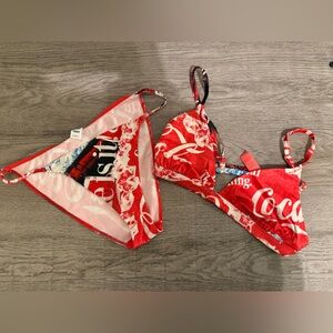 Coca Cola Red and White Bra Set - PARADE